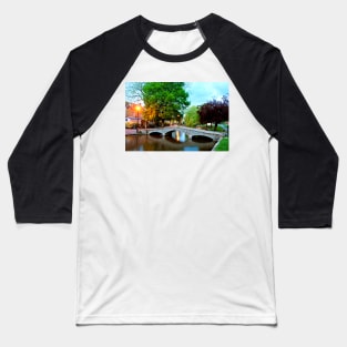 Bourton on the Water Cotswolds Gloucestershire Baseball T-Shirt